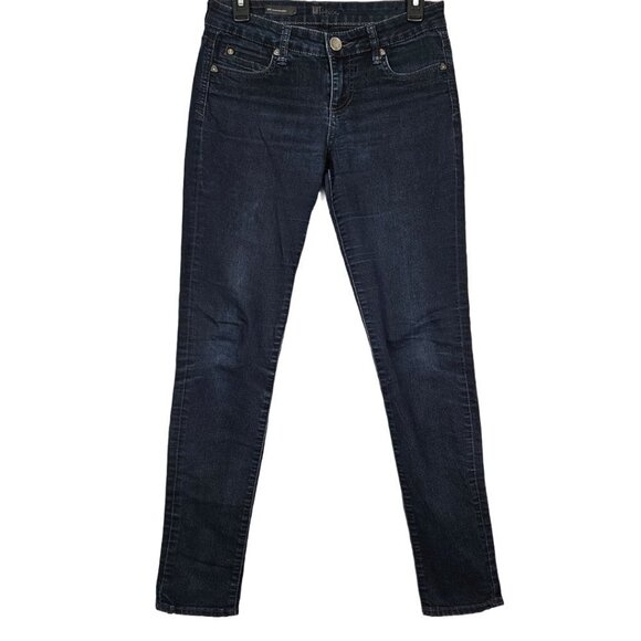 Kut from the Kloth Mia Toothpick Skinny Indigo Dark Wash Jean 4 KP691MB1 - Picture 1 of 7